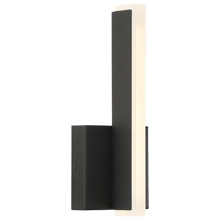 Access Lighting Illume, Dual Voltage LED Wall Sconce, Matte Black Finish, Acrylic Lens Acrylic 63161LEDD-MBL/ACR